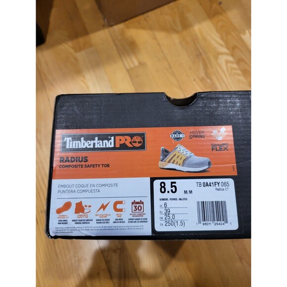Timberland Womens Radius Composite Safety Toe Athletic Work Shoe Size 8.5 M - Picture 10 of 10